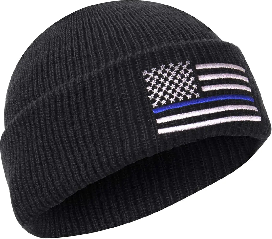 Thin Blue Line Beanie Rothco