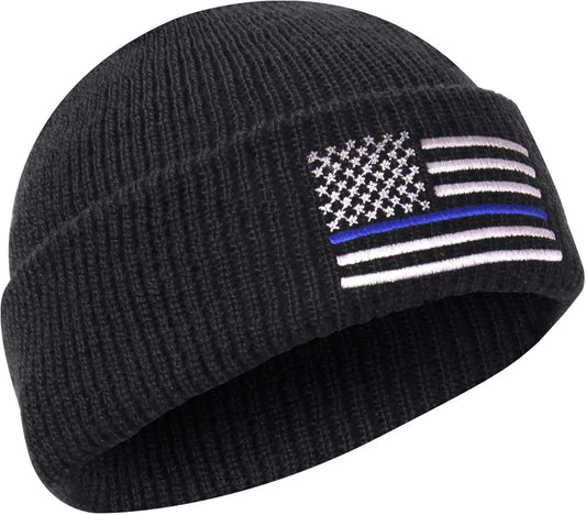 Thin Blue Line Beanie Rothco
