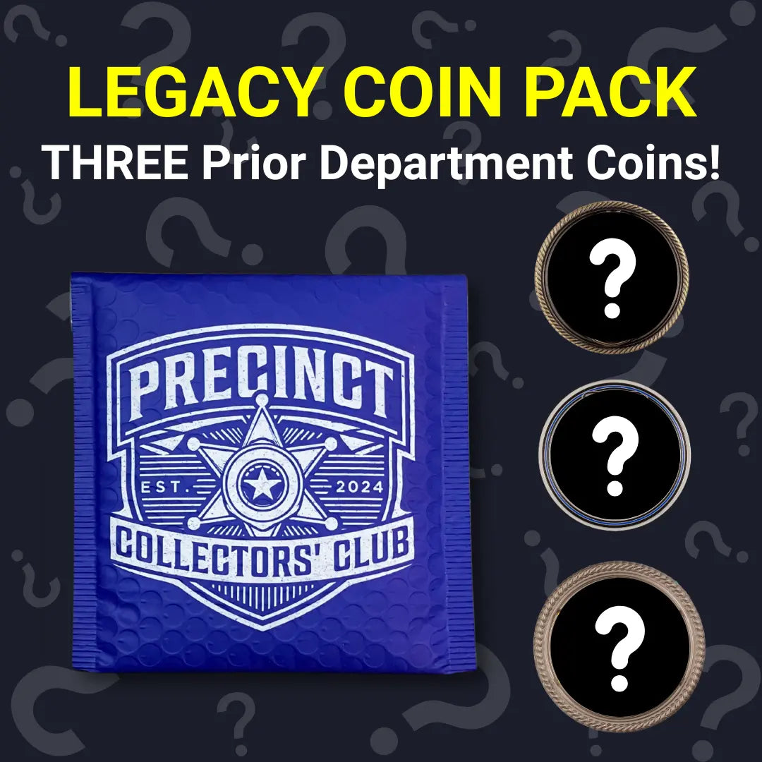Triple Legacy Coin Pack - Three Prior Coins ShieldBox / Precinct Collectors' Club