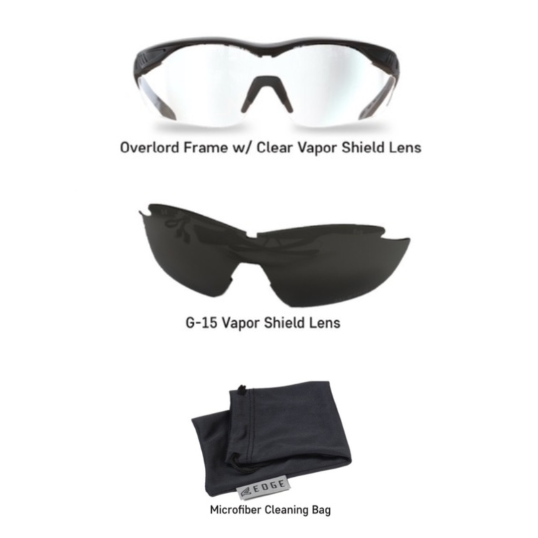 Edge Eyewear Overlord 2 Lens Kit (Black Frame)