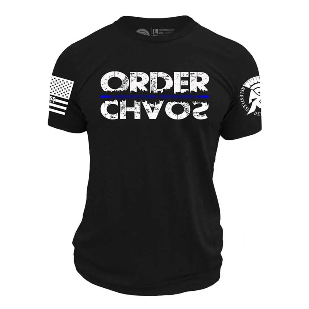 Order/Chaos T-Shirt - Relentless Defender Relentless Defender