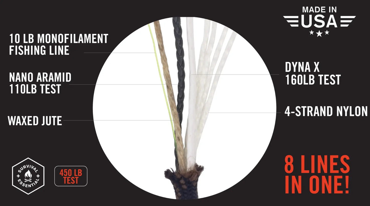 Survival Boot Laces Atwood Rope