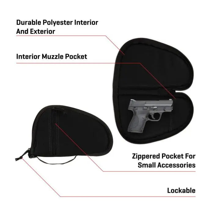 Allen Company 10.5" Torrey Handgun Case, Black Allen