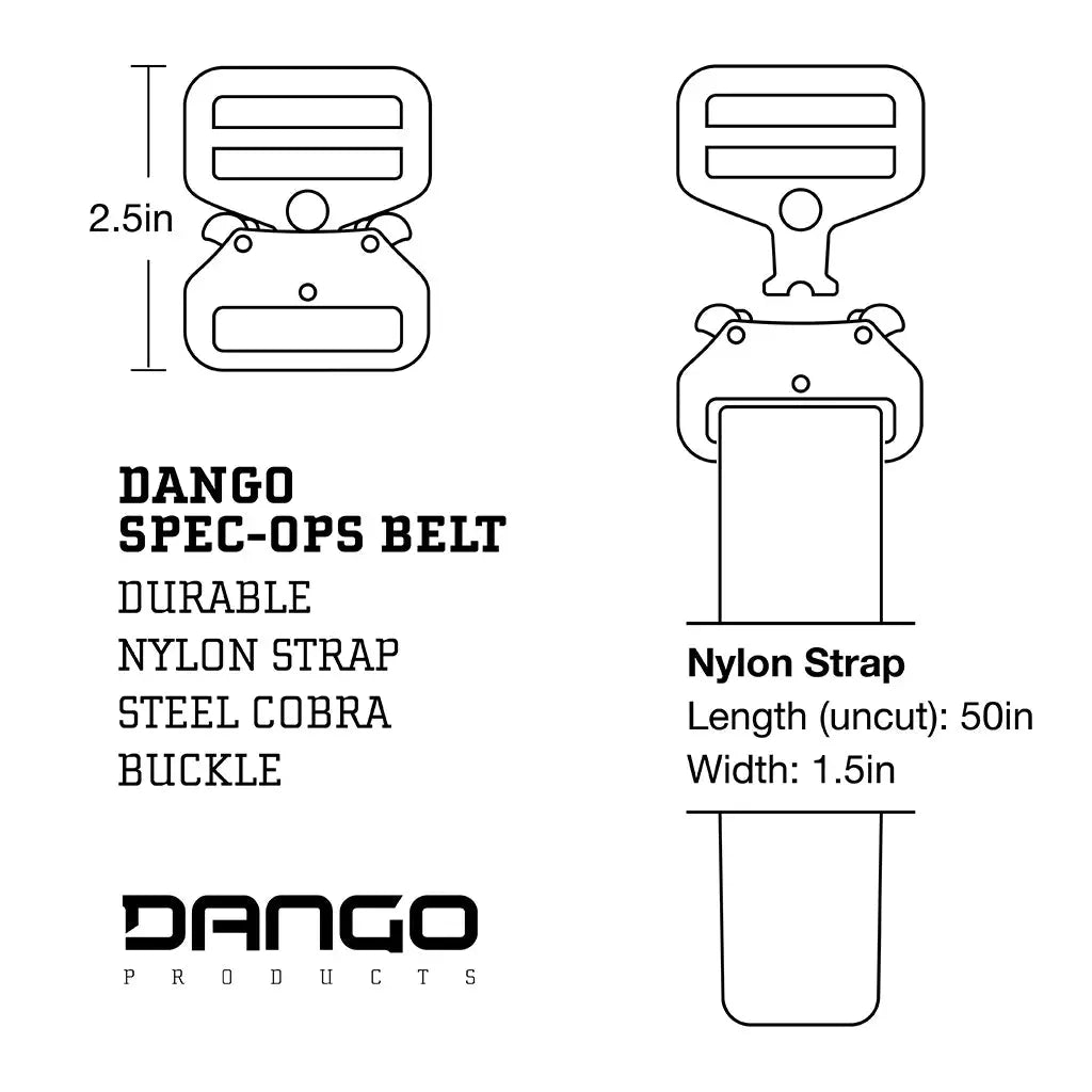 Spec Ops Tactical Belt - Dango products Dango Products