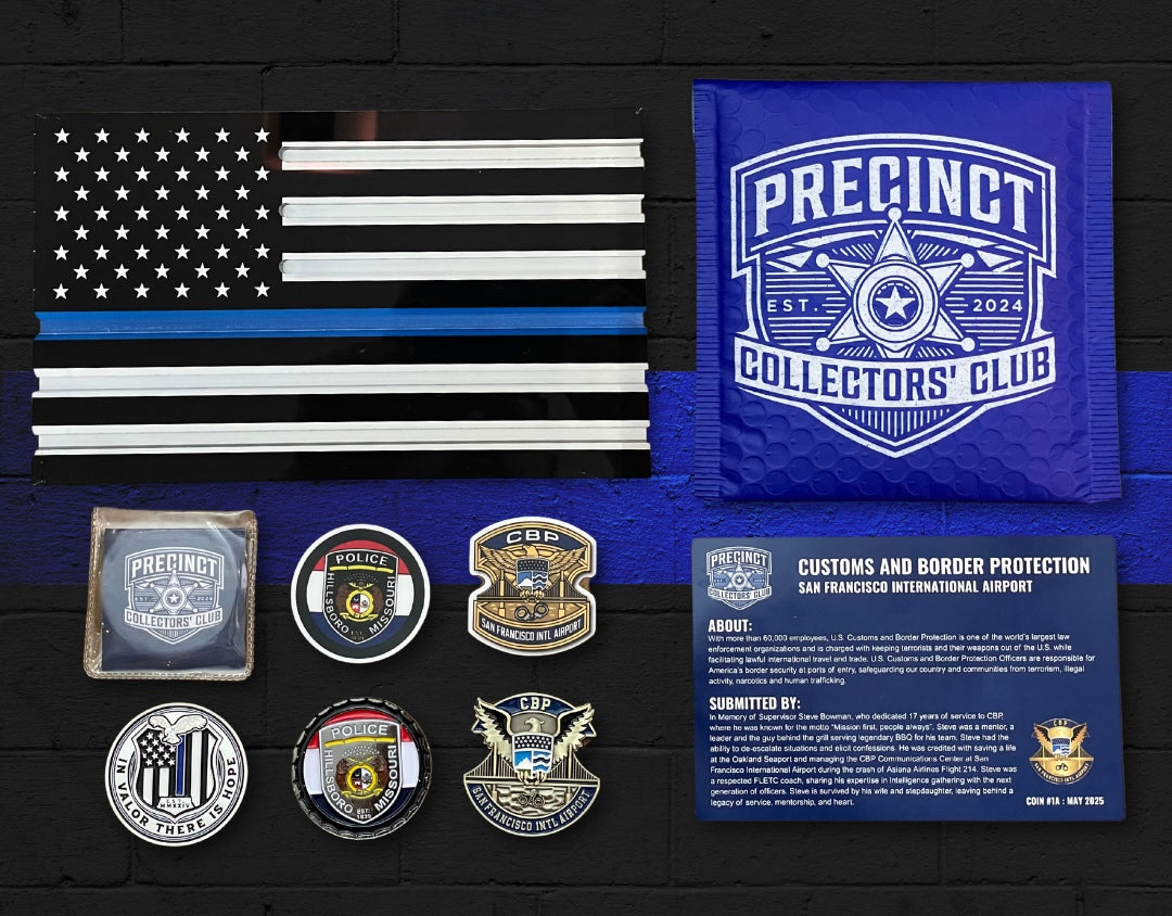 Precinct Collectors Club | Police Challenge Coin Subscription