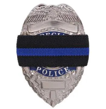 Thin Blue Line Mourning Band Rothco