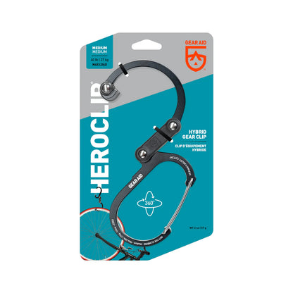 Hero Clip - Medium Stealth Black