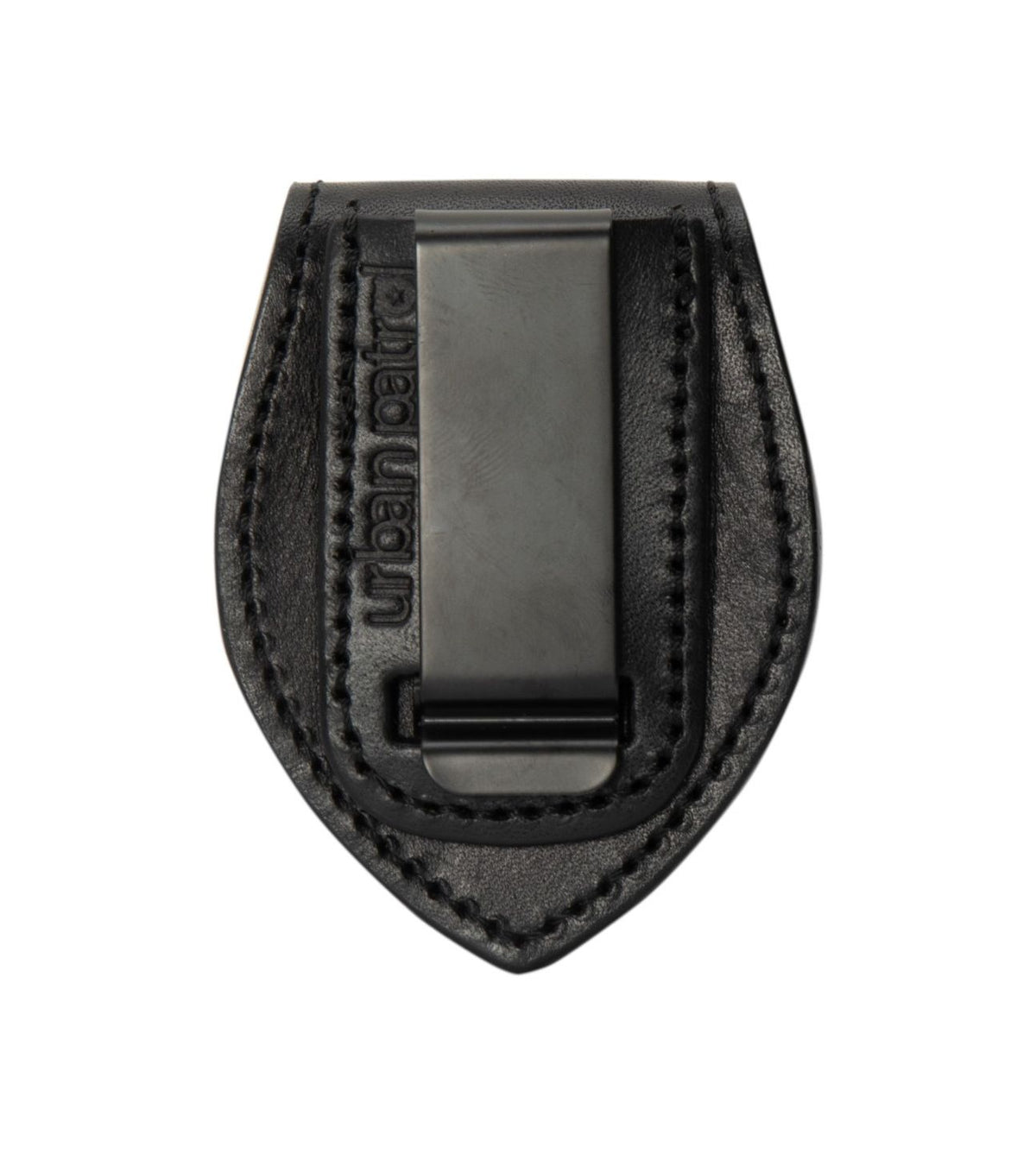Plain Leather Shield Badge Holder