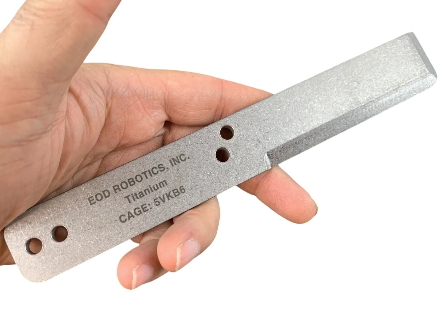 Large Titanium Breacher Bar + Kydex Combo - Molded Sheath + Adjustable Belt Lock - Gen 2