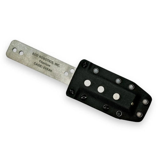 Large Titanium Breacher Bar + Kydex Combo - Molded Sheath + Adjustable Belt Lock - Gen 2