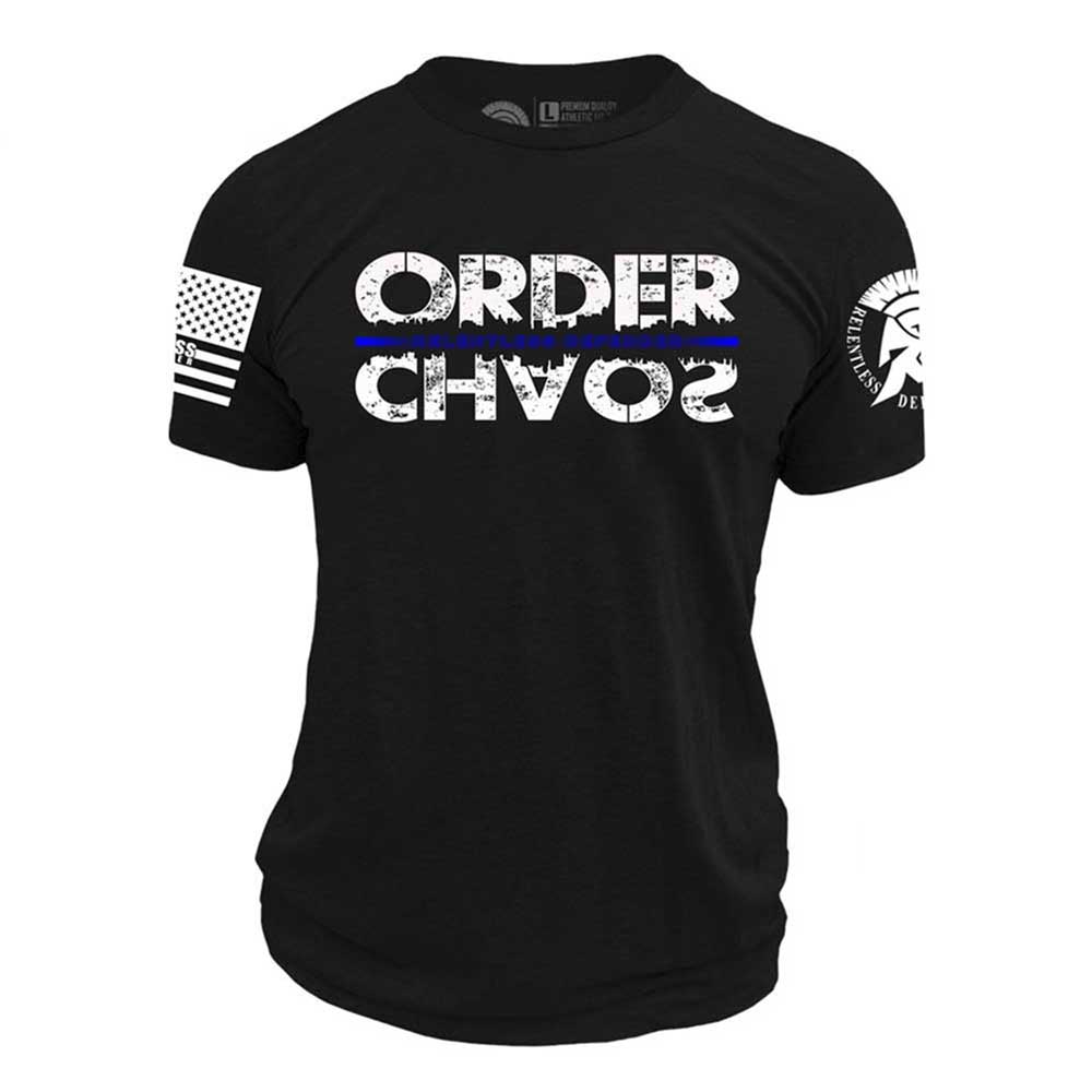 Order/Chaos T-Shirt - Relentless Defender