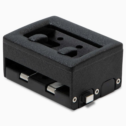 Nexbelt Black Leather Duty Ratchet Belt, Matte Black Buckle, 2.25"