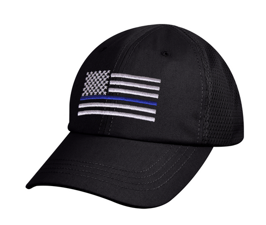 Thin Blue Line Mesh Cap