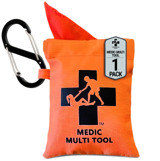 Warrior Kid Medic Triangular Bandage with Quick Draw Case