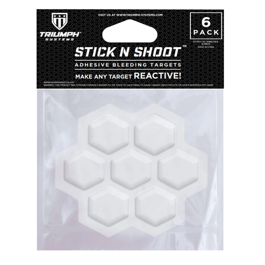 Stick N Shoot Adhesive Bleeding Targets (6-Pack)