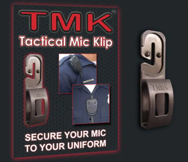 Tactical Mic Klip - Tactical Radio Clip for Two-Way Radio Systems ShieldBox